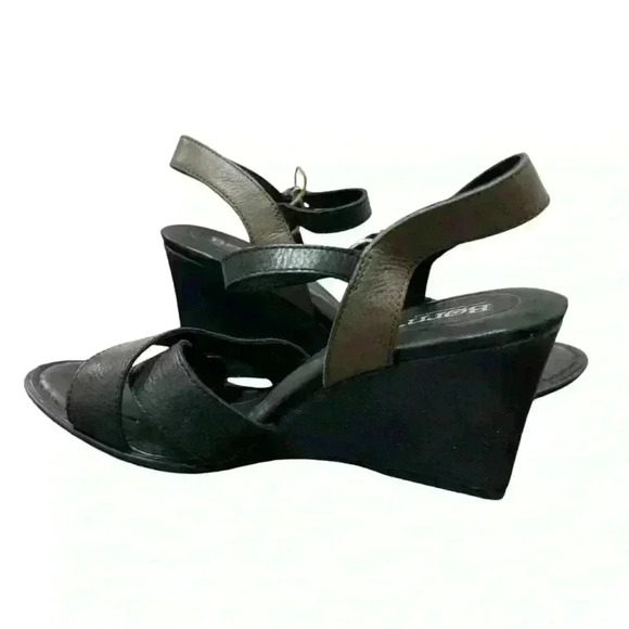 Born Hamada Wedge Sandal Leather Women Size 10 NEW - Picture 5 of 10